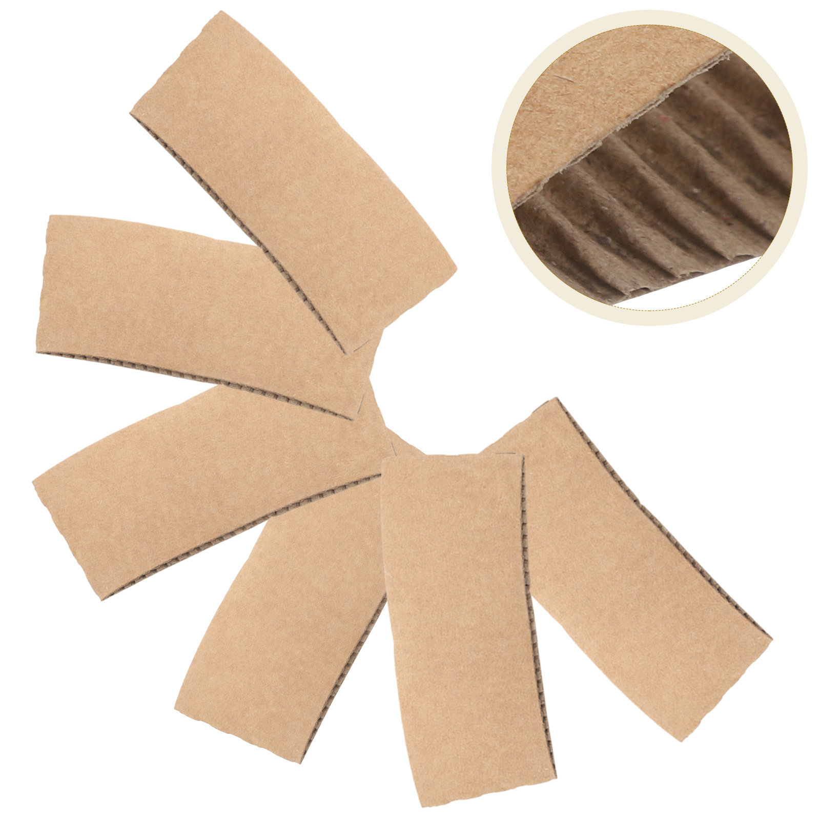 100Pcs Kraft Paper Cup Sleeves - огляд і ціна Coffee Tea Paper Cups