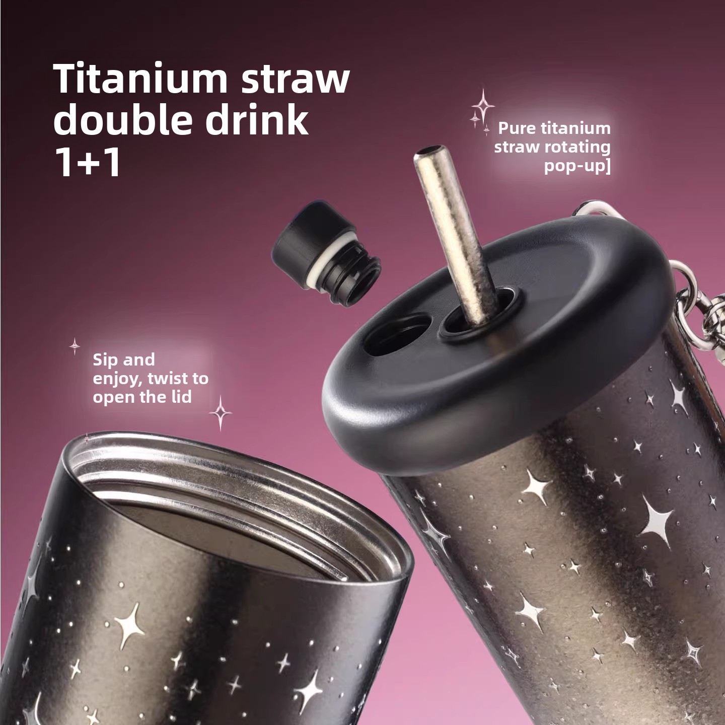 Double‑Wall Pure Titanium Insu - огляд і ціна Double Wall Mug
