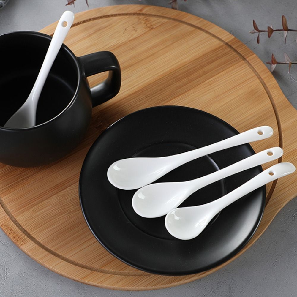 Ceramic Long Handle Spoons Fla - огляд і ціна Coffee Tea Spoon
