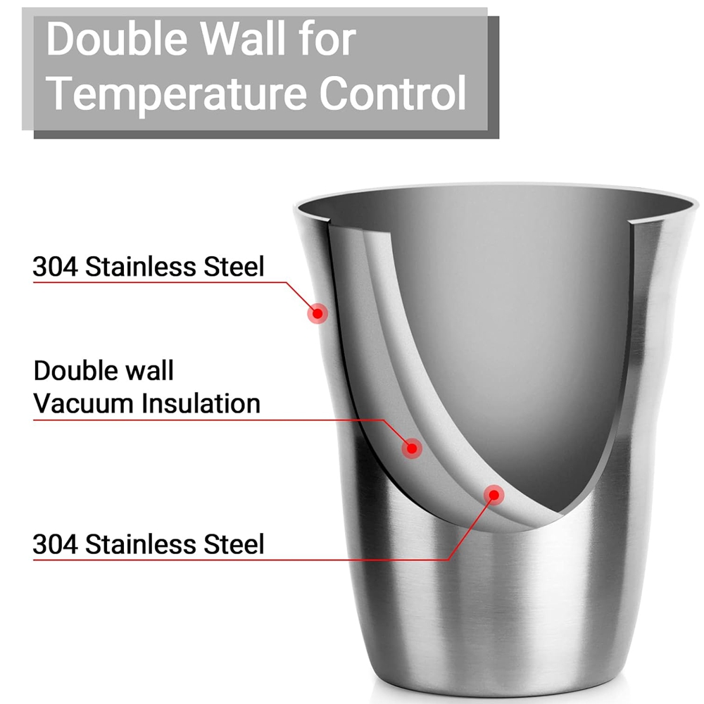 2/3 Pack Metal Cups 8 OZ Stain - огляд і ціна Double Wall Mug