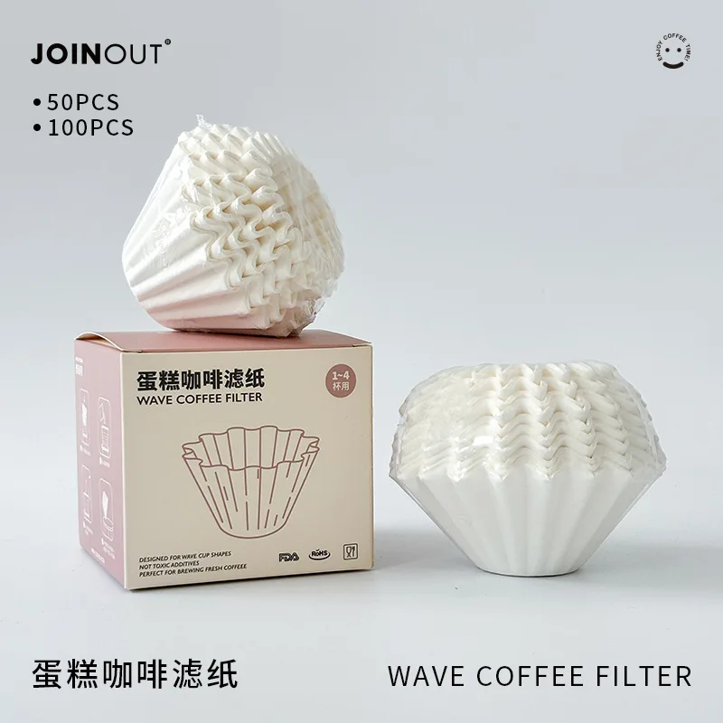 50/100pcs Hand Brewed Coffee F - огляд і ціна Coffee Tea Paper Cups